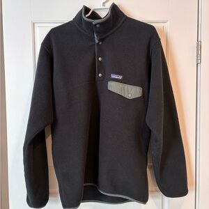 Patagonia Black and Gray Lightweight Jacket